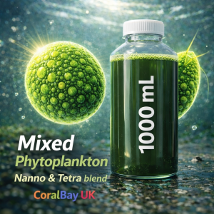 Live Phytoplankton  mix – 1 L – Premium Marine Microalgae for Reef Tanks & Live Food Cultures Copy