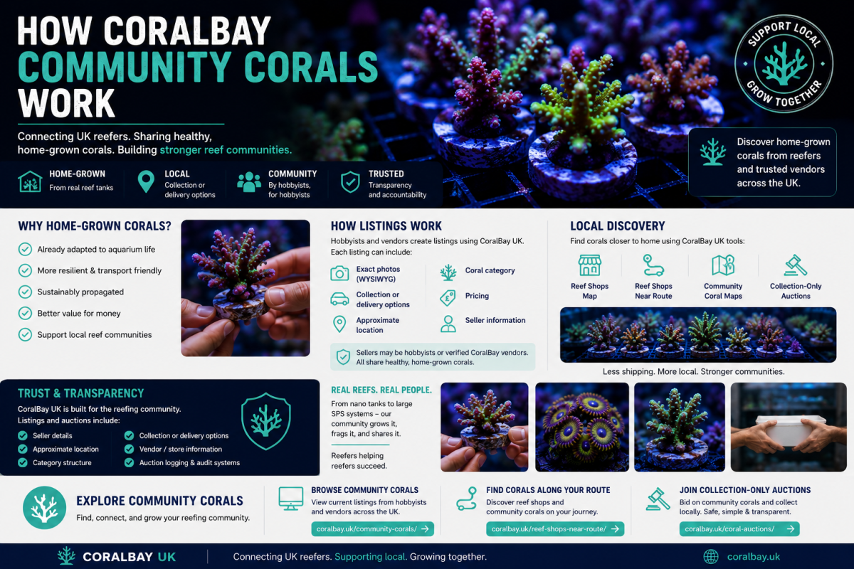 How CoralBay Community Corals Work