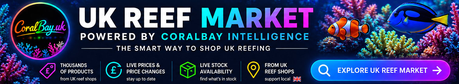 Uk Reef Market - powered by CoralBay intelligence