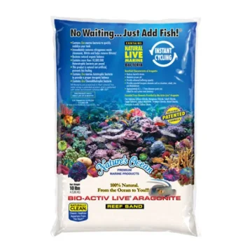 Nature's Ocean Bio-Active Reef Sand Natural White 10lbs
